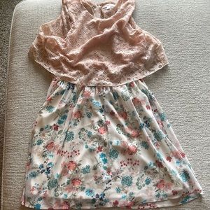 Floral lace dress